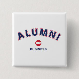 UIC Alumni Business 2 Inch Square Button