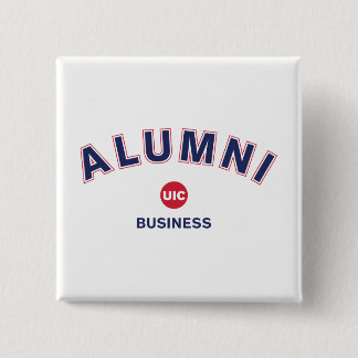 UIC Alumni Business 2 Inch Square Button