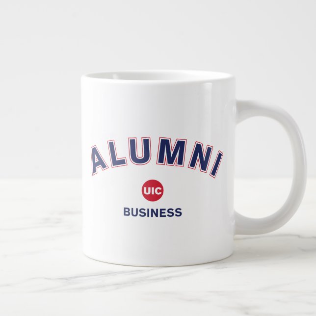 UIC Business Alumni  Large Coffee Mug (Right)