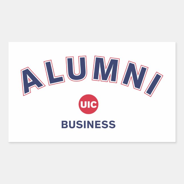 UIC Business Alumni  Sticker (Front)