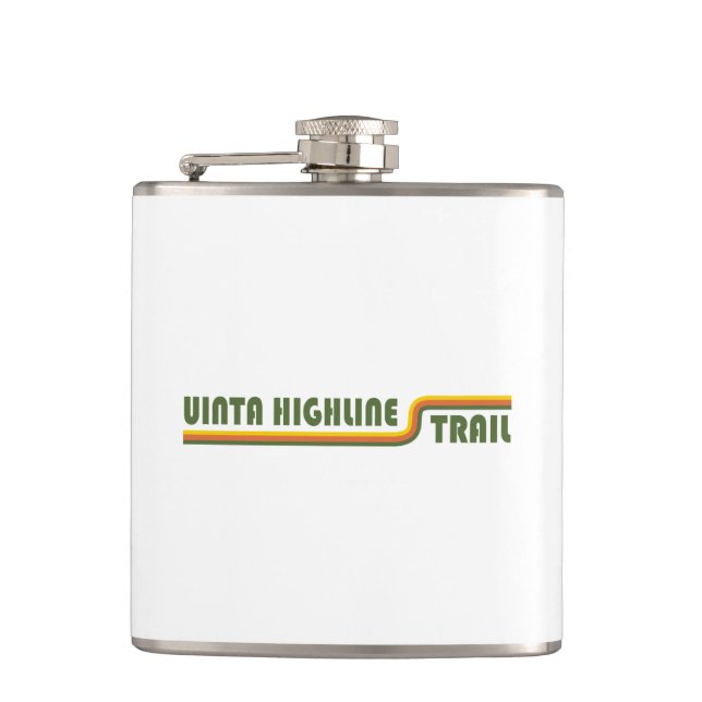 Uinta Highline Trail Utah Hip Flask (Front)