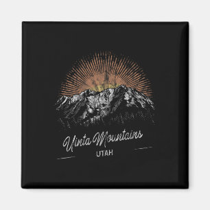 Uinta Mountains Utah Hiking Outdoors Vintage 1 Magnet