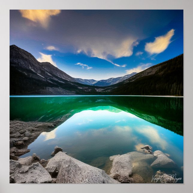 Uintah Lake1, Photographer Poster (Front)