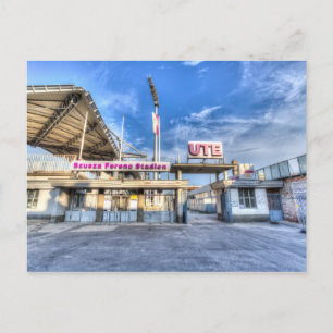  Ujpest Stadium  Postcard
