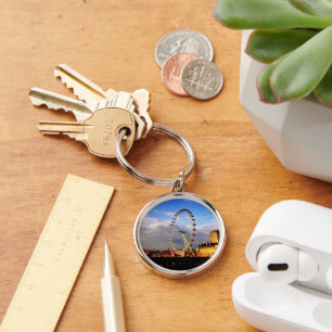 UK Beautiful LONDON EYE Scenery Keychain