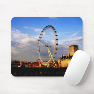 UK Beautiful LONDON EYE Scenery  Mouse Pad