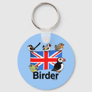 UK Birder Keychain