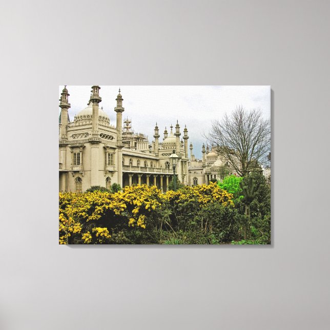 (UK) Brighton Pavillion Wrapped Canvas (Front)