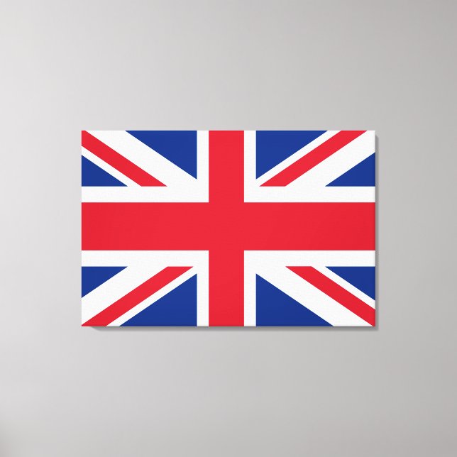 UK Britain Royal Union Jack Flag Canvas Print (Front)