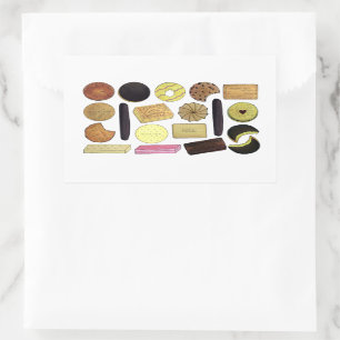 UK British Biscuits Shortbread Rich Tea Digestives Sticker