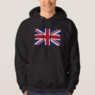 UK British Great Britain England English Flag Hoodie