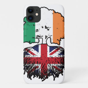UK British Irish Ireland Tree Roots Flag iPhone 11 Case