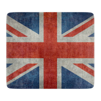 UK British Union Jack flag retro cutting board