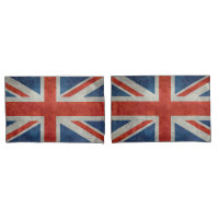 UK British Union Jack flag retro style pillowcases