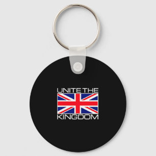 Uk British Union Jack Flag Unite The Kingdom  Keychain