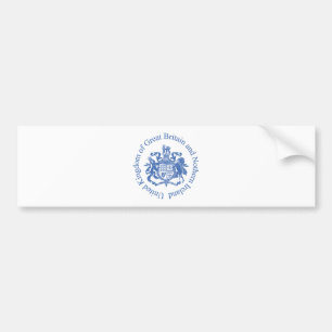 UK coat of arms Bumper Sticker