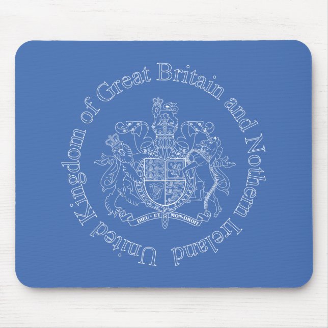UK coat of arms Mouse Pad (Front)