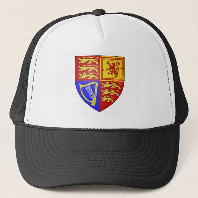 UK COAT OF ARMS TRUCKER HAT (Front)