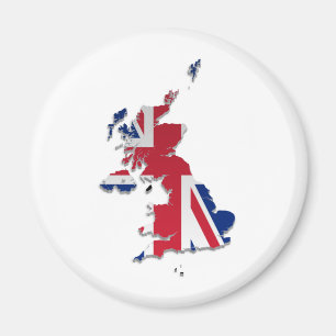 UK & Crown Dependencies Flag Map_3 Magnet