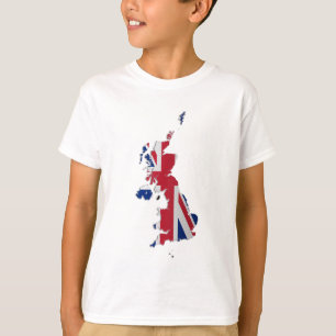 UK & Crown Dependencies Flag Map T-Shirt