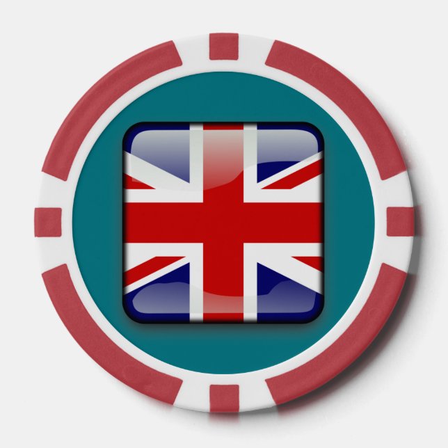 UK Custom Clay Poker Chips (Front)