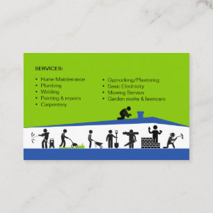 UK / Euro, 8.5 cm x 5.5 cm Business Card