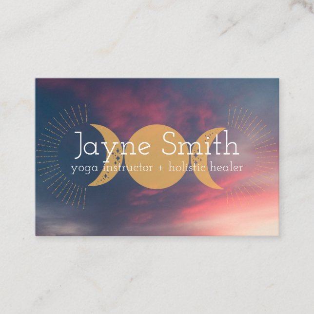 UK / Euro, 8.5 cm x 5.5 cm Business Card (Front)
