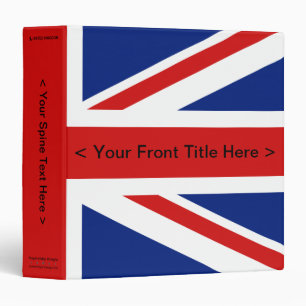 UK Flag Binder
