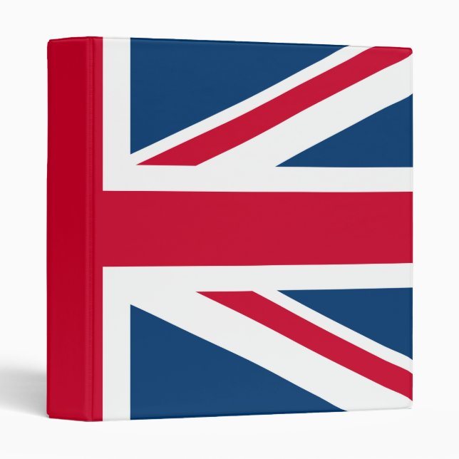 UK Flag British Union Jack Binder (Front/Spine)