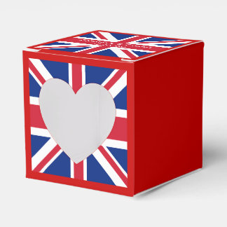 UK Flag British Union Jack Favor Box