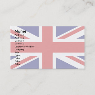 Uk Flag Business Card