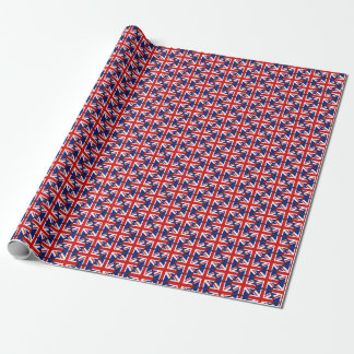 UK Flag Honeycomb Wrapping Paper