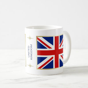 UK Flag + Map Mug