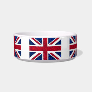 UK FLAG Pet Bowl