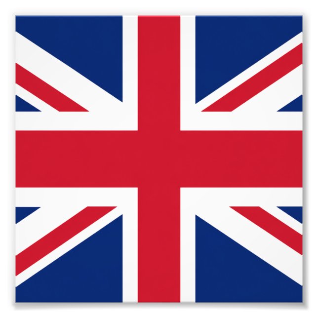 UK Flag Pride Photo Print (Front)
