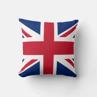 UK Flag Pride Throw Pillow