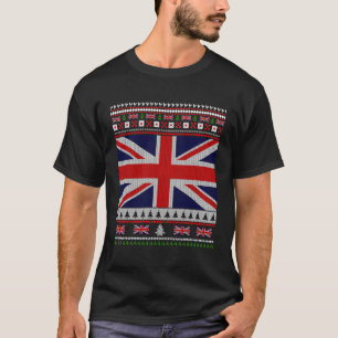 Uk Flag Ugly Sweater Jumper For Christmas