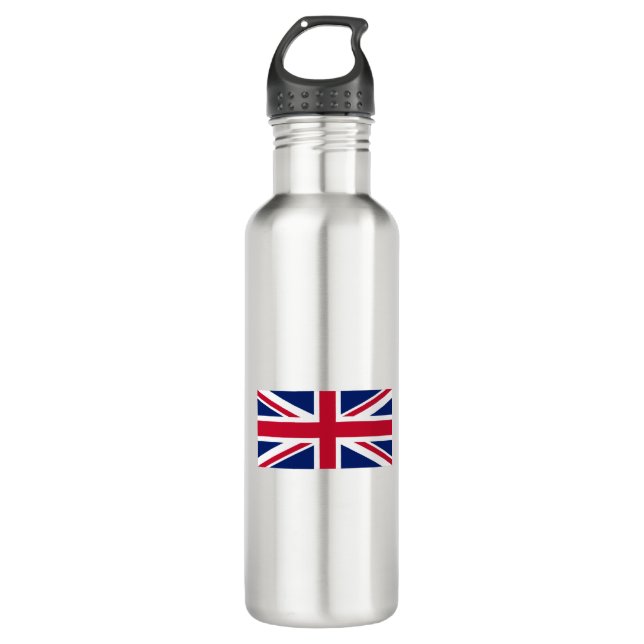 Uk Flag-United Kingdom-England-Union Jack 710 Ml Water Bottle (Front)