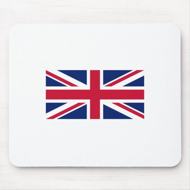 Uk Flag-United Kingdom-England-Union Jack Mouse Pad (Front)