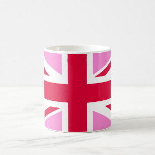 UK Gay Pride (Pink Union Jack) (Gay British Flag) Coffee Mug