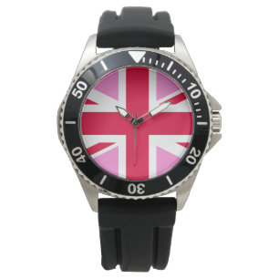 UK Gay Pride (Pink Union Jack) (Gay British Flag) Watch