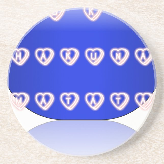 UK HAKUNA MATATA ALWAYS.png Coaster (Front)