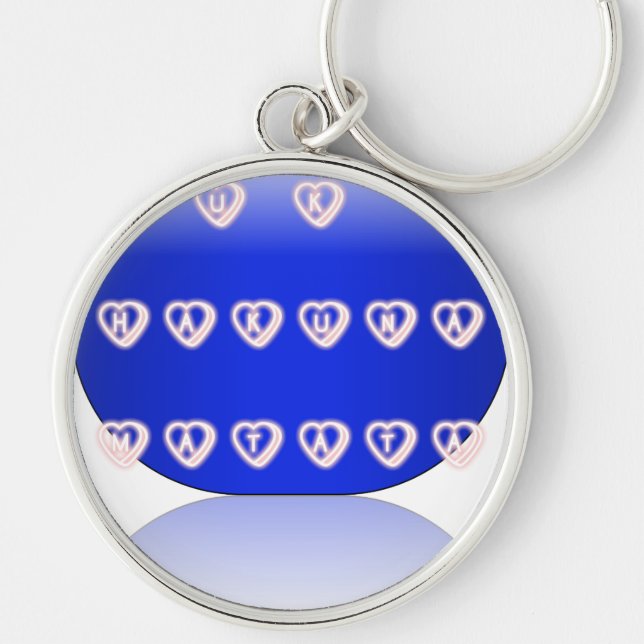 UK HAKUNA MATATA ALWAYS.png Keychain (Front)
