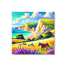 uk Jurassic coast canvas print