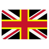 UK Magnet - Four Crosses Flag