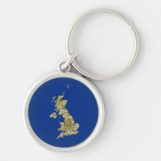 UK Map Keychain