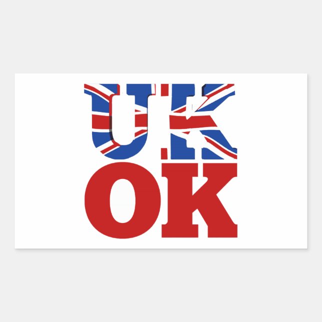 UK OK! Better Together Sticker (Front)