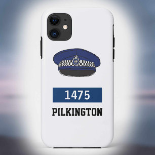 UK Police Flat Cap - Add Number & Name