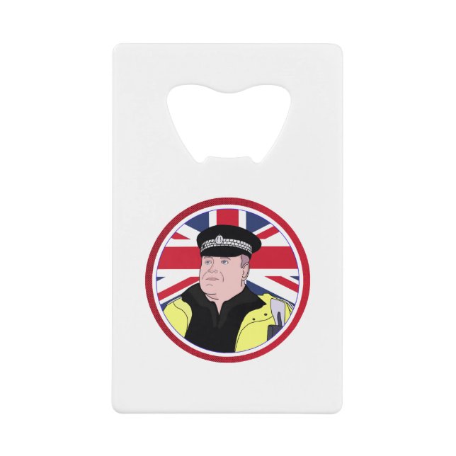 UK Police Officer Credit Card Bottle Opener (Front)