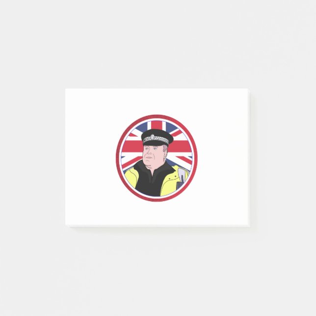 UK Police Officer Post-it Notes (Front)